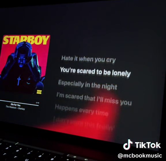 The Weekend - Die For You #lyrics #audio #macbook