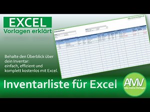 Kostenlose Excel-Vorlage: Inventarliste für Unternehmen & Haushalt einfach erstellen