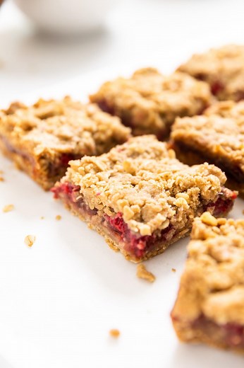 Raspberry Crumb Bars