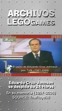 Eduardo Cruz-Johnson se despide de TVN (2004) | ALG