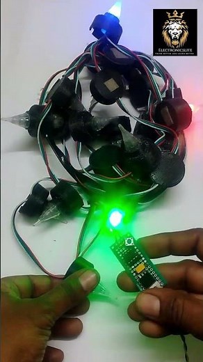 WS2812 LED PROJECT using ATTINY85