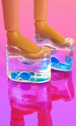 DIY Doll LAVA Shoes | DIY by Pipe-Cleaner-Crafts B