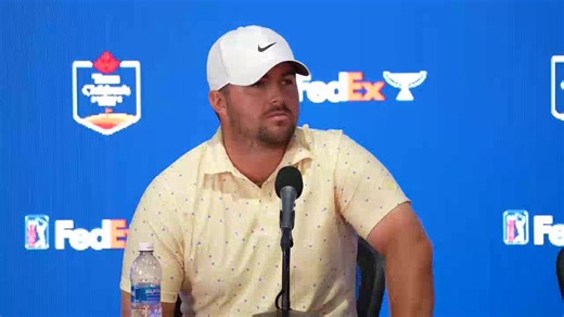 Chris Gotterup was one of four players who were mic'd up during the Players for "Chasing Sunday," which NFL Films helped produce. "I thought it was great. I think it's just cool insight. Even though I didn't play great the last day, I just think like the real life of us packing it up right after and getting on the road and getting to the next one, it's not -- it's just stuff that you don't get to see in everyday coverage. Usually coverage is the guys playing the best and putts going in from here