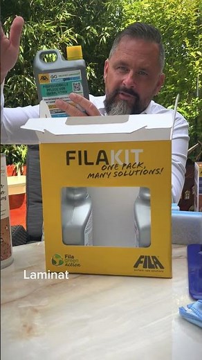 FILA KIT - Profi Haushaltsreinigung - Steine, Laminat, Spiegel und Amateuren reinigen - alle Flächen