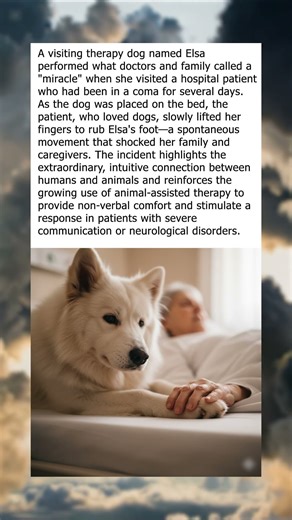 Rescue Animal Awakens Woman From Long-Term Coma