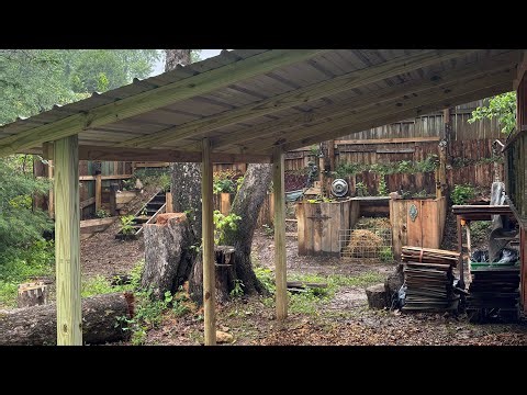 Simple lean to for dry storage diy