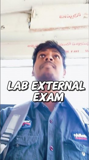 External Lab Exam Disaster 😂 | Program Confusion | Student Life | Telugu Shorts