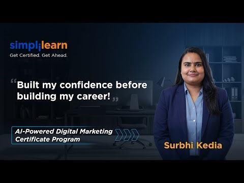 Simplilearn Reviews | Shaping a Career in Digital Marketing: Surbhi's Journey #GetCertifiedGetAhead