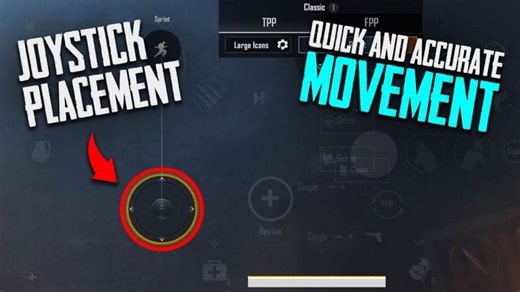 Best Size And Placement For Joystick In PUBG Mobile