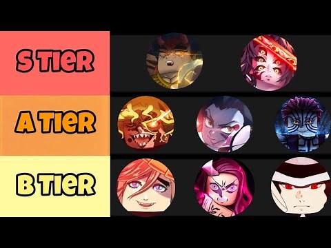 Demon Slayer Burning Ashes | Blood Demon Art Tier List (PART 1)