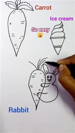 Drawing with V letter more creative ideas #art #shorts #letterart #viral