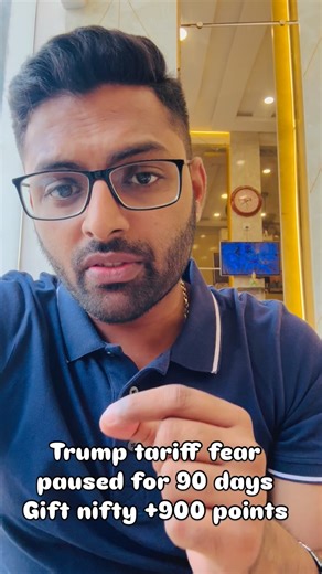 CA Rohit Tated on Instagram: "Trump tariff fear paused for 90 days ! What’s next?? Disclaimer - This is not a buy/sell recommendation, please invest after doing your own research, we are not sebi registered"