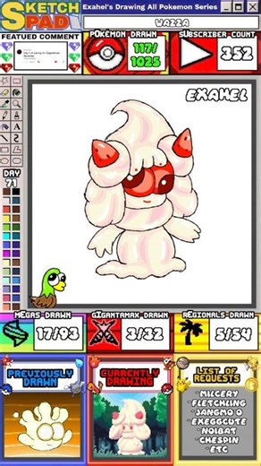 Drawing Alcremie 🍓 | Drawing All Pokemon Series (DAY 71)