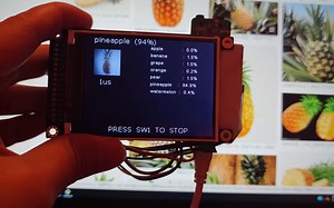 MAX78000神经网络识别7类水果演示