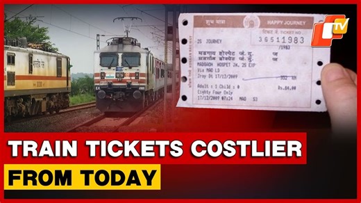 Train Tickets Get Costlier From Today; Check Revised Ticket Fares