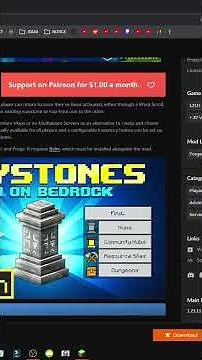 HOW TO GET the Waystones MOD for MINECRAFT