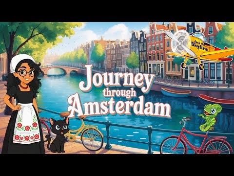 Journey through Amsterdam | Online Course for Kids | Global Adventures with Ava and Friends