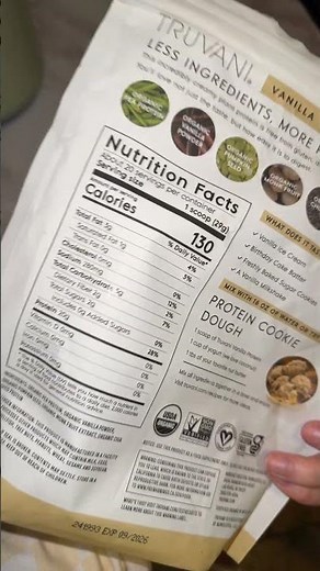 Truvani protein powder - plant based protein powder