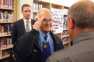 Mourners say farewell to Bob Maxwell, the ‘greatest of the greatest generation’