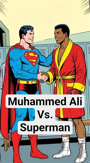 The Day Muhammad Ali KNOCKED OUT Superman! 🥊💥 #muhammedali #superman #comics #dcuniverse