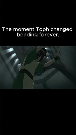 Toph learns metal bending