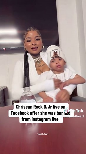 Chrisean Rock & Jr Facebook Live After Instagram Ban