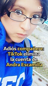 Malas noticias, Tik Tok borró la cuenta de Andra Escamilla, también conocid@ como 'Compañere'... | Cultura Colectiva News