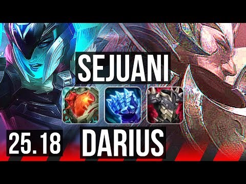 SEJUANI vs DARIUS (TOP) | Comeback | KR Master | 25.18