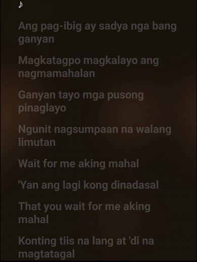 Wait For Me Song Lyrics - Discover Music Meaning