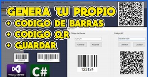 CREAR CÓDIGOS DE BARRAS Y QR EN C# VISUAL STUDIO 2019