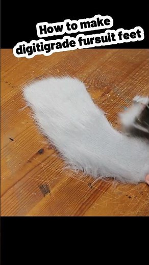 How I make digitigrade fursuit feet paws #fursuitmaker #fursuit #fursuitpaws #tutorial #howto