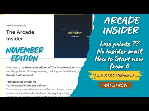 Google Arcade Insider November Updates Arcade Bonus Points & Your Queries +Arcade How to Win Swags