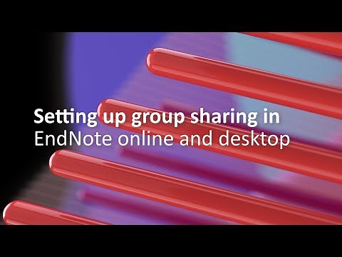 EndNote Group Sharing