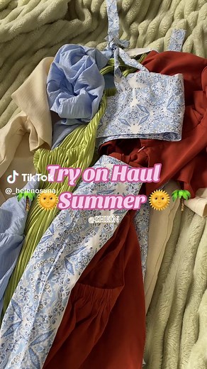 Try on haul summer 🌴🌞✨ Te dejo estas opciones de prendas para este verano 🌴🌞✨💋 #fyp #parati #shein #tryonhaul #haul #summer #outfit #ootdhijab