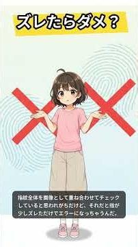 指紋認証はなぜ本人だとわかるの？#ねえそれなんで #しらべちゃん #指紋認証 #スマホの仕組み #shorts