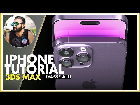 iphone 14 pro max | 3ds Max speed Modeling Tutorial