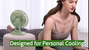 Funme 6700mAh Battery Fan Person Air Circulator USB Desk Fan Small But Mighty, Quiet Portable Table Fan for Outdoor Energency Hurricane Power Outages, 3 Speeds, Rechargeable