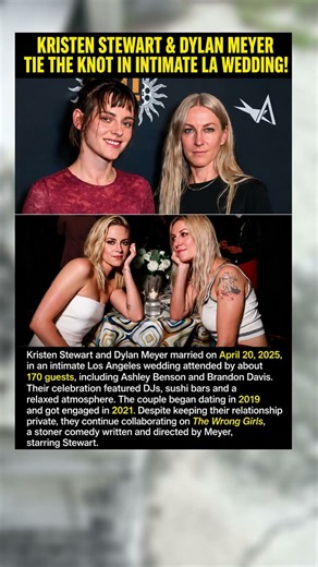Kristen Stewart & Dylan Meyer’s Intimate Wedding: Inside Their 2025 Love Story 💍❤️