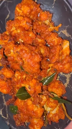 Itz Heaven Telugu on Instagram: "Gobi 65 recipe / cauliflower 65 /కాలిఫ్లవర్ 65 #food #reels #cooking #gobi65 #trending"