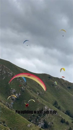 Paragliding world cup Italy day 1#shorts #paragliding
