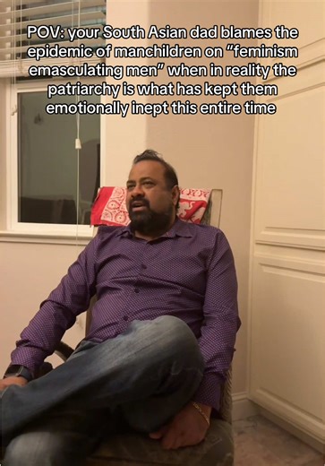 most men lack emotional depth along with emotional intelligence & regulation. The patriarchy harms EVERYONEEEE in the end & it’s the byproduct of trying to uphold such an unnatural system, imbalance will create more dysfunction. #generationalcurses #patriachy #feminism #misogyny #southasian