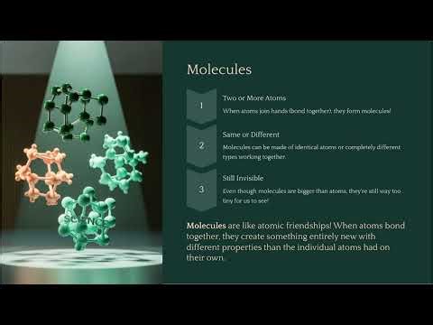 Grade 6 Physical Science | Atoms & Molecules Models