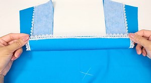 59K views · 3.5K reactions | Tips and tricks to sew square collar with lace easily | DIY Tips Tale | Facebook