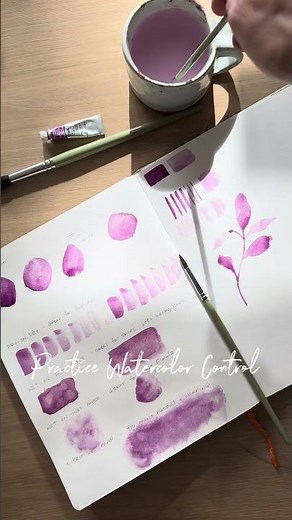 Lern how to master water control in your watercolor painting process!