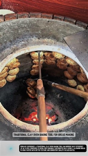 Traditional Clay Oven Baking tool for bread making #tools