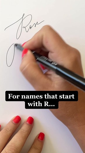 R Signature Ideas for Names starting with R