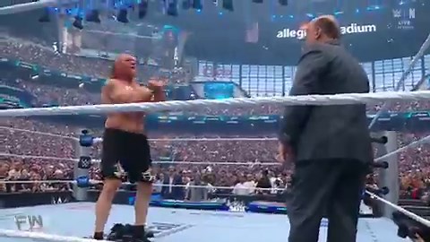 During his emotional retirement, Brock Lesnar threw an 'X' sign to Paul Heyman and the cameras.In wrestling, this signal is used to ensure everyone knows something is off-script and actually real.A truly LEGENDARY end to an ERA. 💔🥹