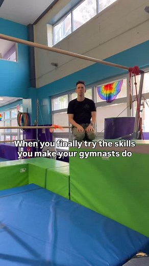To be fair they are WAY tinier than me 😅 #industrygymnastics #gymnastics #longislandcity #gymnasticslife #licmoms #gymnasticscoach #gymnasticscoach #licgymnastics #nyckids #gymnastlife #coachlife | Industry Gymnastics