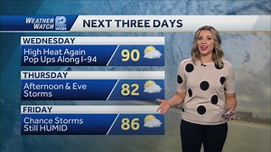 3K views · 22 reactions | VIDEOCAST: Steamy and Stormy (at times) Pop ups likely after 2pm. wisn.com/radar Lindsey Slater | WISN 12 NEWS | Facebook