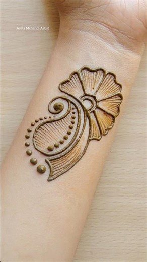 Easy mehandi design #mehndi #henna #mehandidesign #letestmehndi